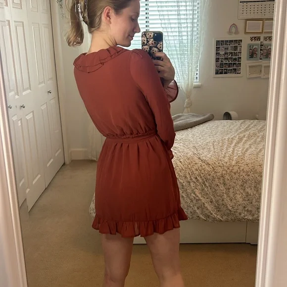 Ruffle Mini Dress - Picture 3 of 4